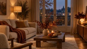 Déco d’automne en intérieur : la décoration commence par la lumière, pas par les citrouilles